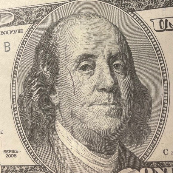 2006 Big Head INK Error $100 # HG 15467905 B Circulated Crisp - Picture 5 of 6